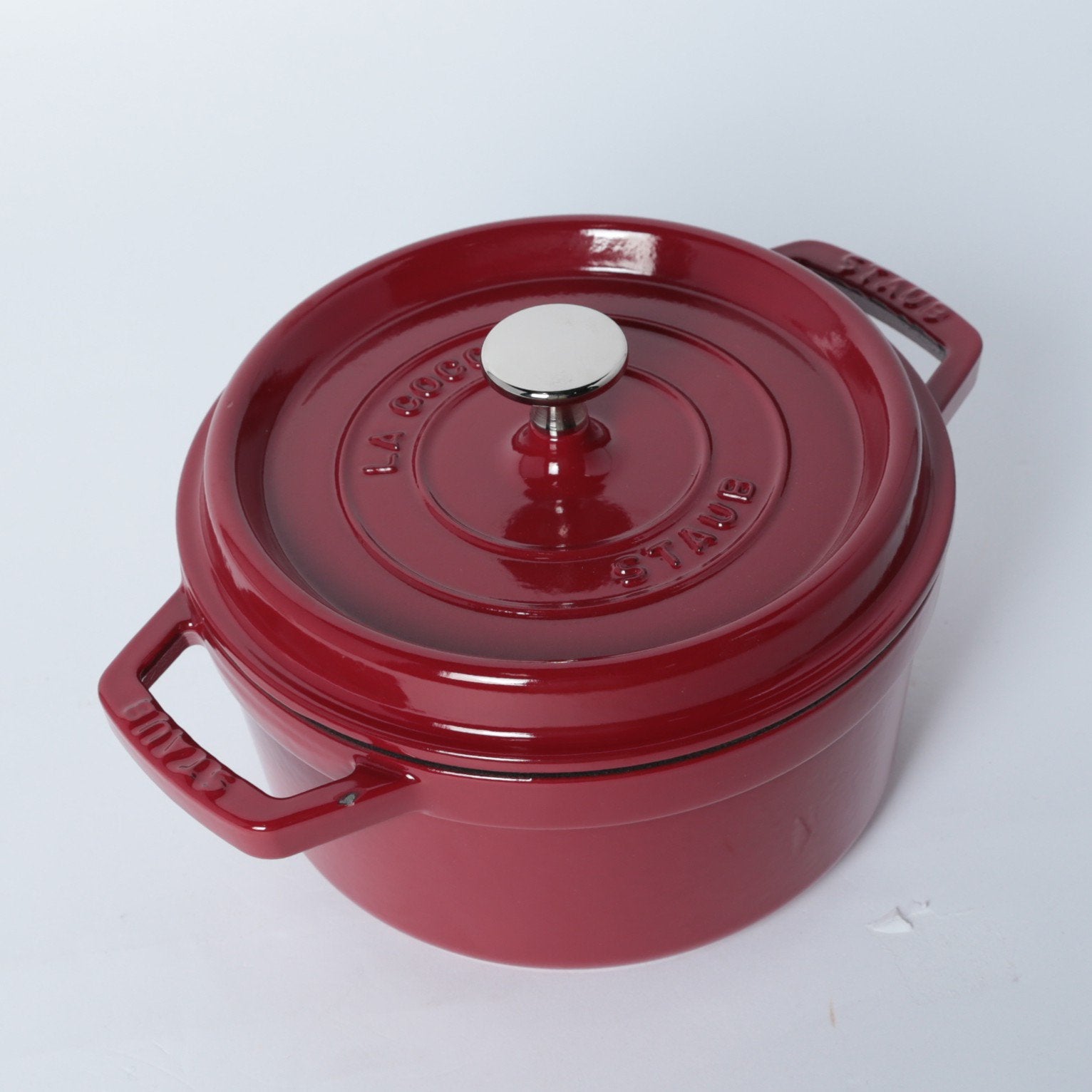 STAUB ストウブ　ピコ・ココット ラウンド 20cm (ボルドー) ピコ・ココット ラウンド 20cm ボルドー｜ココット｜ストウブ