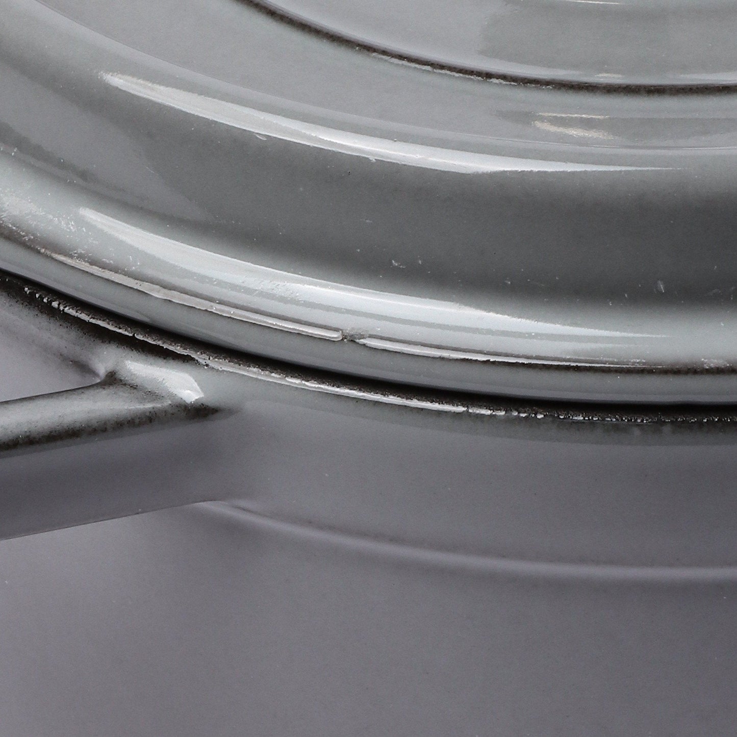 ピコ・ココット ラウンド 22cm グレー