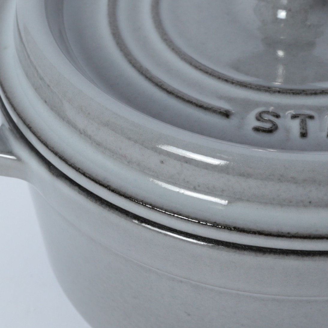 ピコ・ココット ラウンド 16cm グレー