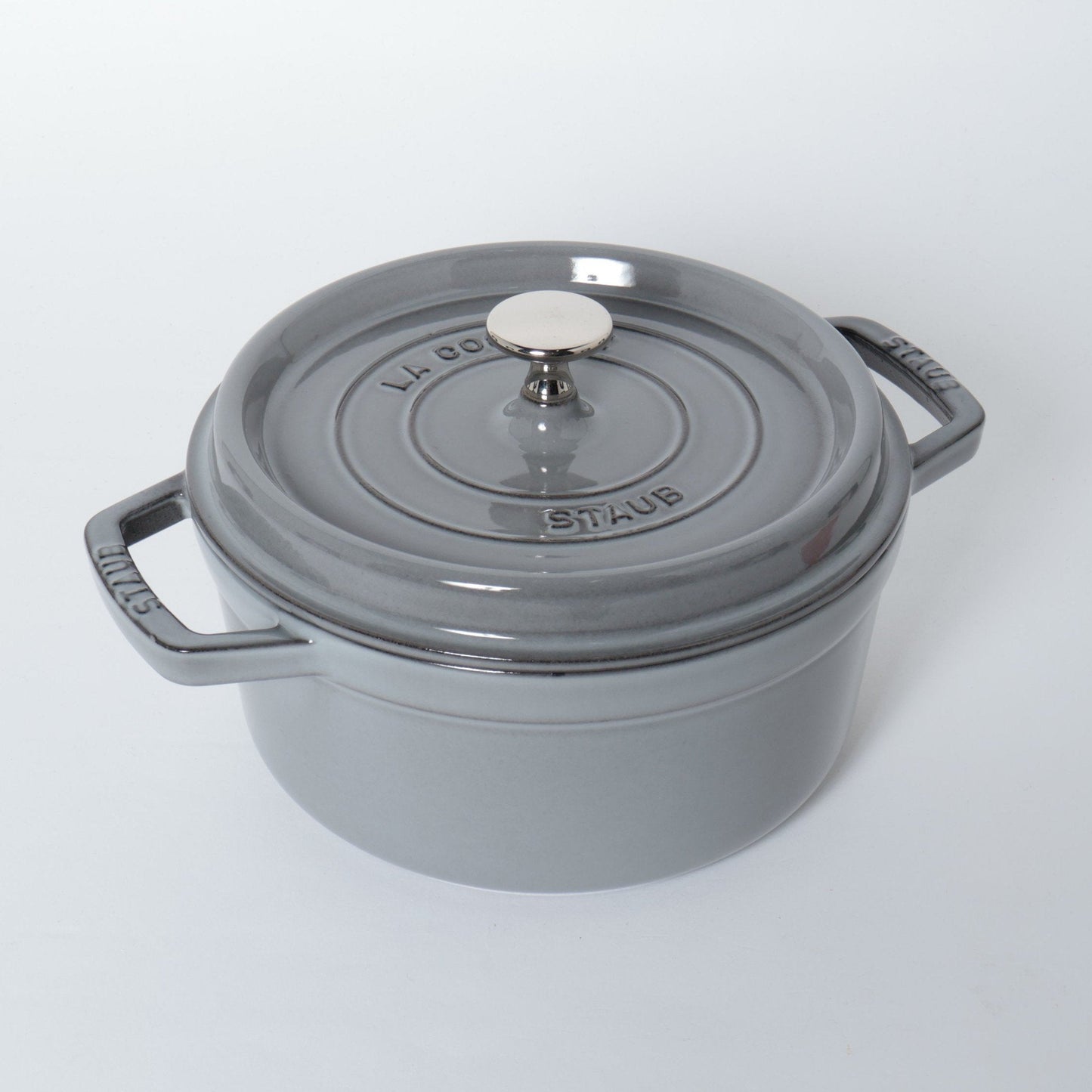 ピコ・ココット ラウンド 22cm グレー