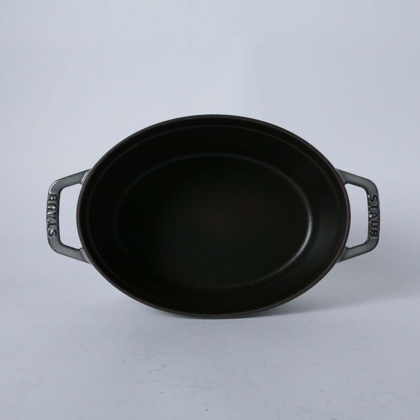 ピコ・ココット オーバル 23cm グレー