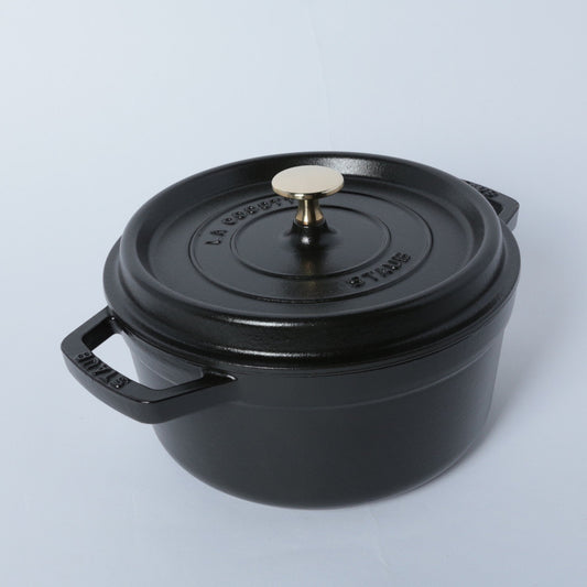 ピコ・ココット ラウンド 22cm ブラック