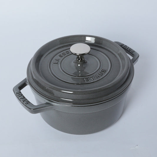 ピコ・ココット ラウンド 20cm グレー