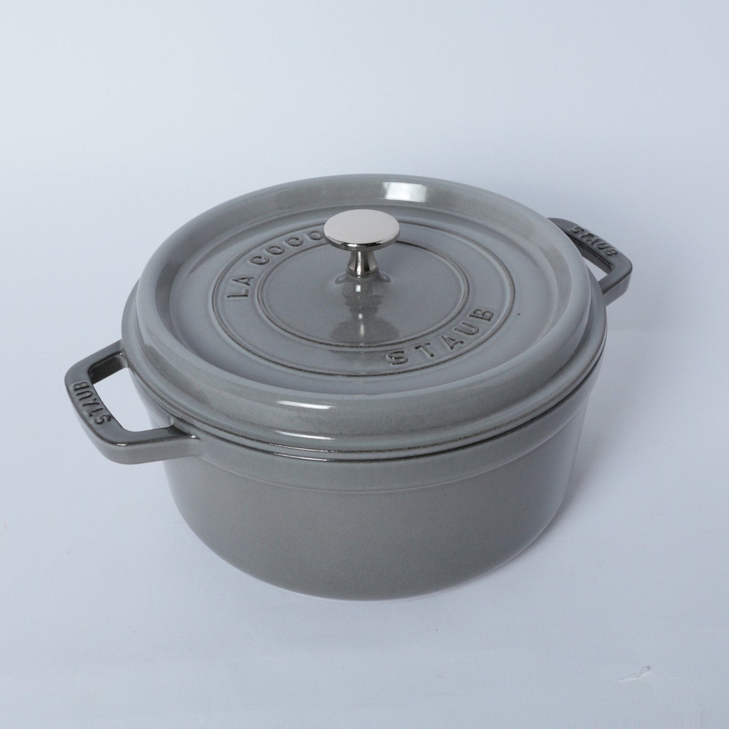 ピコ・ココット ラウンド 24cm グレー