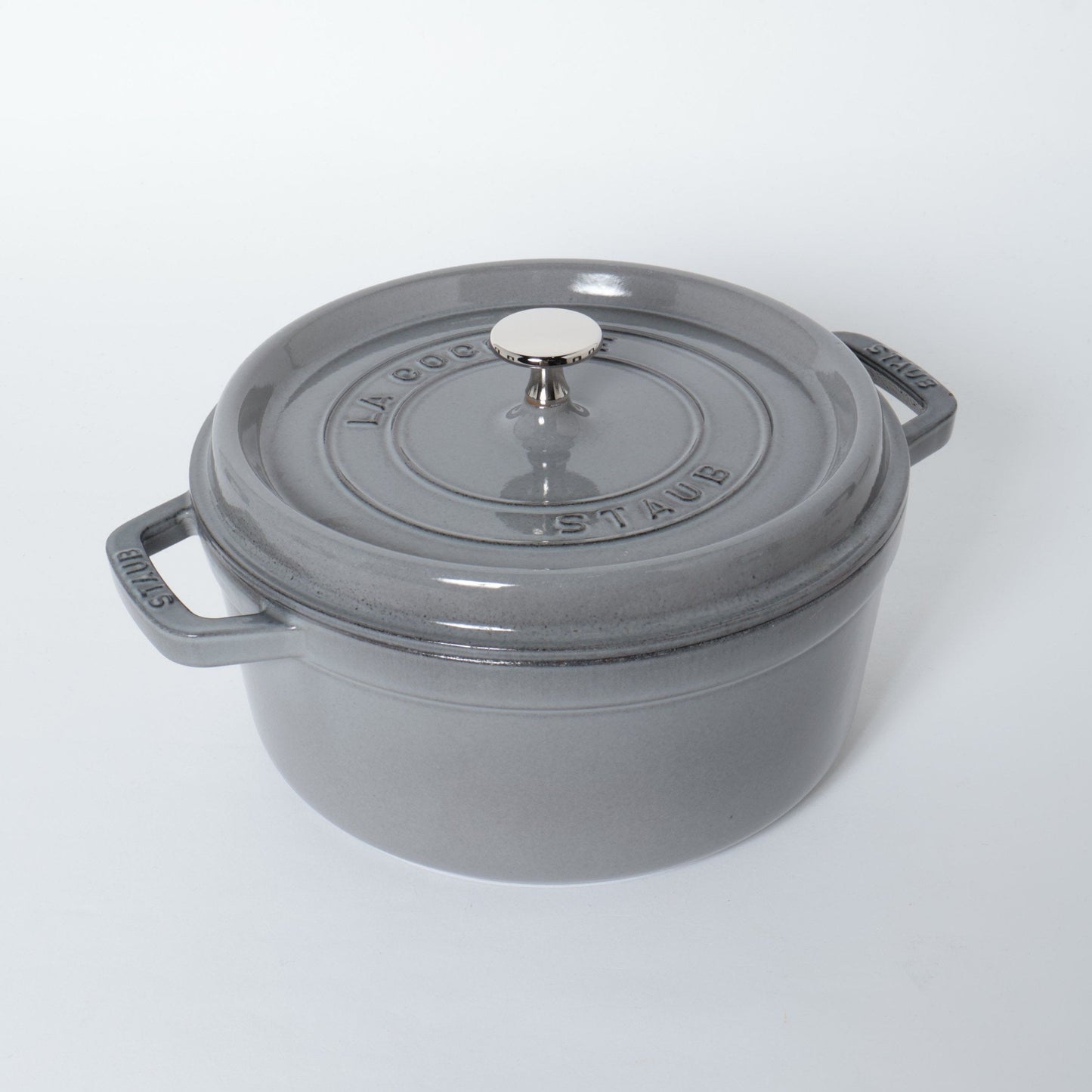 ピコ・ココット ラウンド 24cm グレー