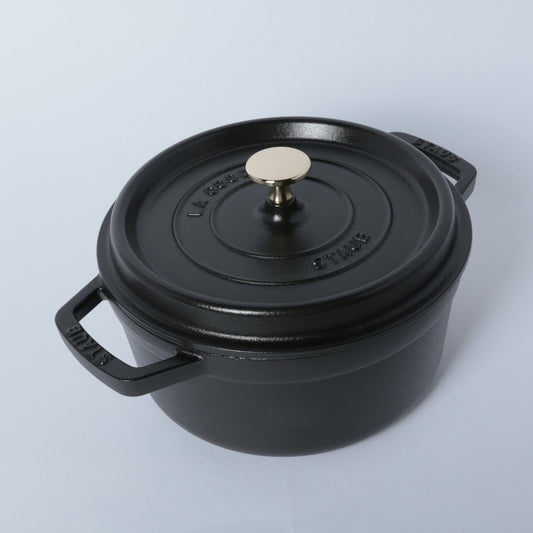 ピコ・ココット ラウンド 22cm ブラック