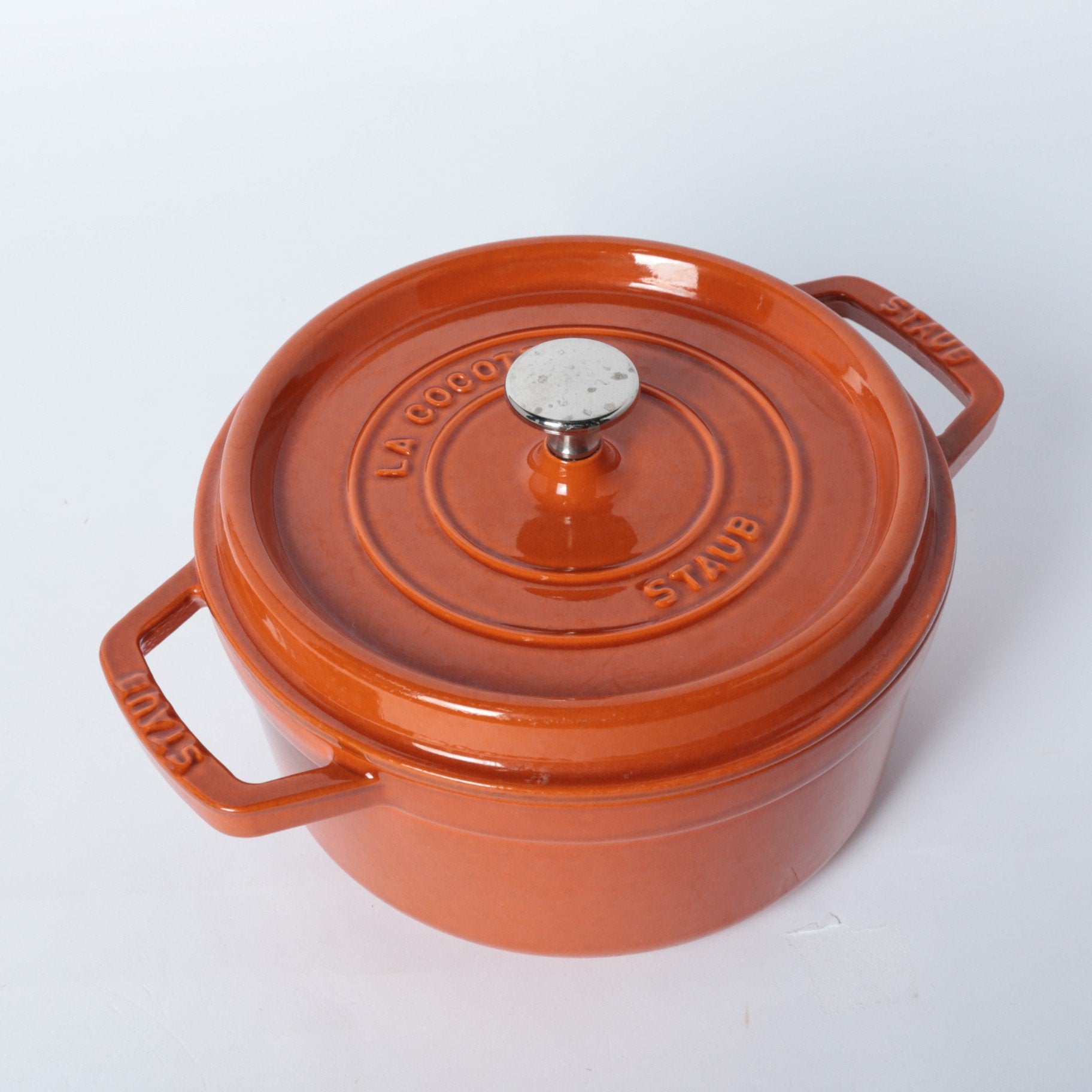 【最終値下げ】staub 24センチ　新品未使用　　黒　⚠️蓋なし⚠️ 楽天市場】ストウブ 24cm ラウンド 黒の通販