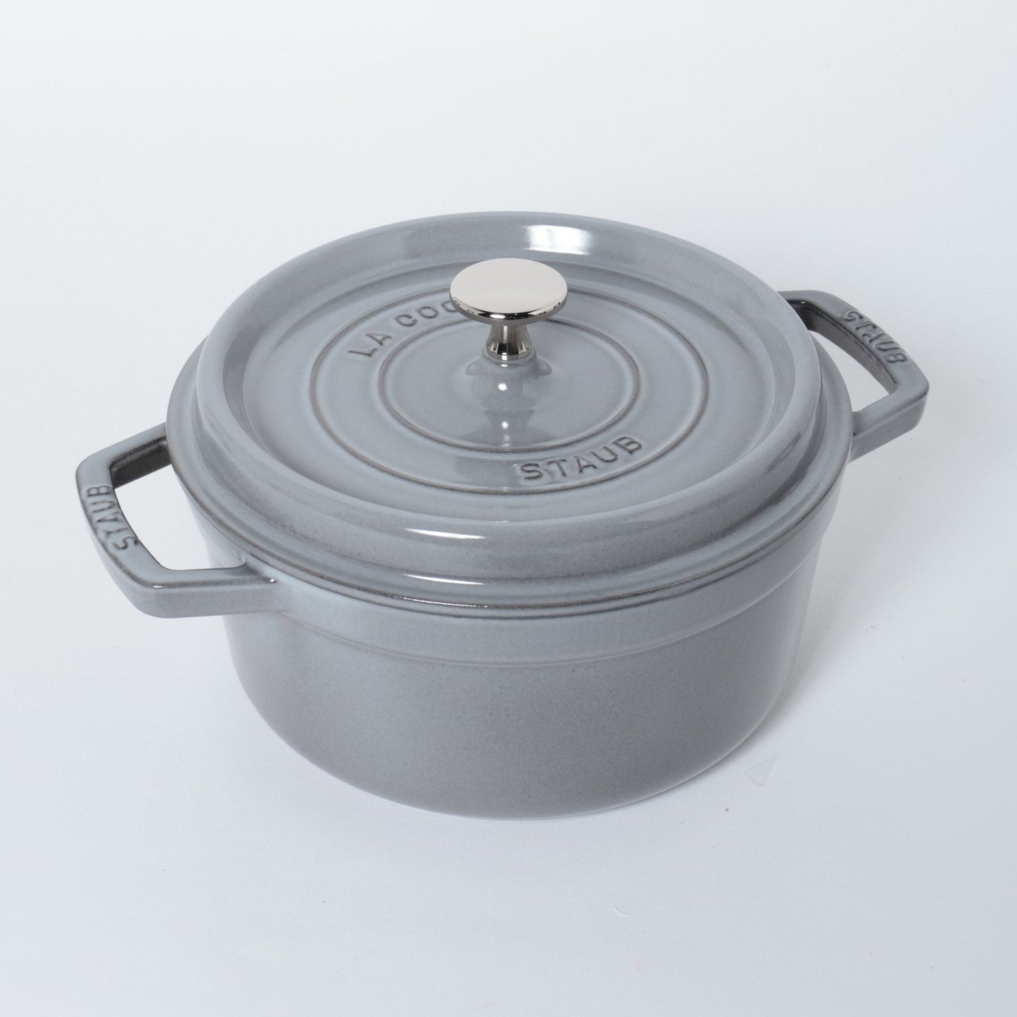 ピコ・ココット ラウンド 22cm グレー