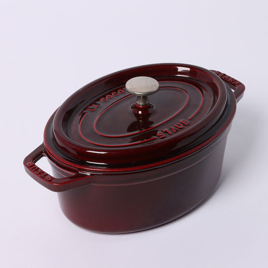 ピコ・ココット オーバル 23cm ボルドー