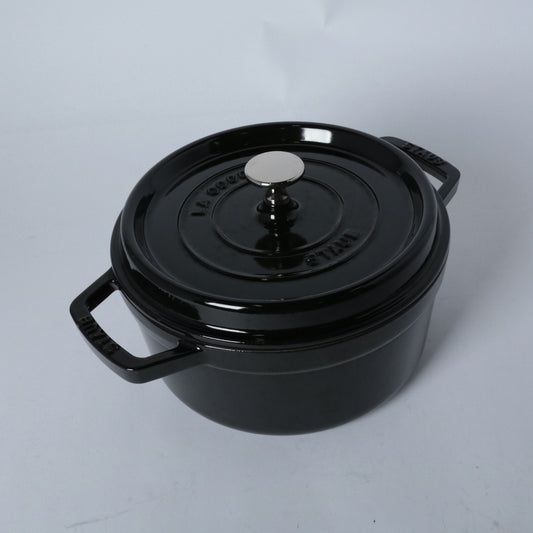 ピコ・ココット ラウンド 22cm シャイニーブラック