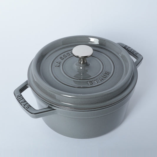 ピコ・ココット ラウンド 20cm グレー