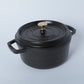 ピコ・ココット ラウンド 22cm ブラック