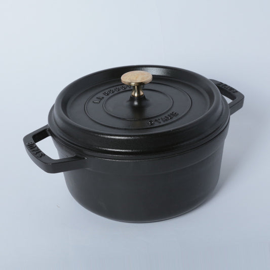 ピコ・ココット ラウンド 22cm ブラック