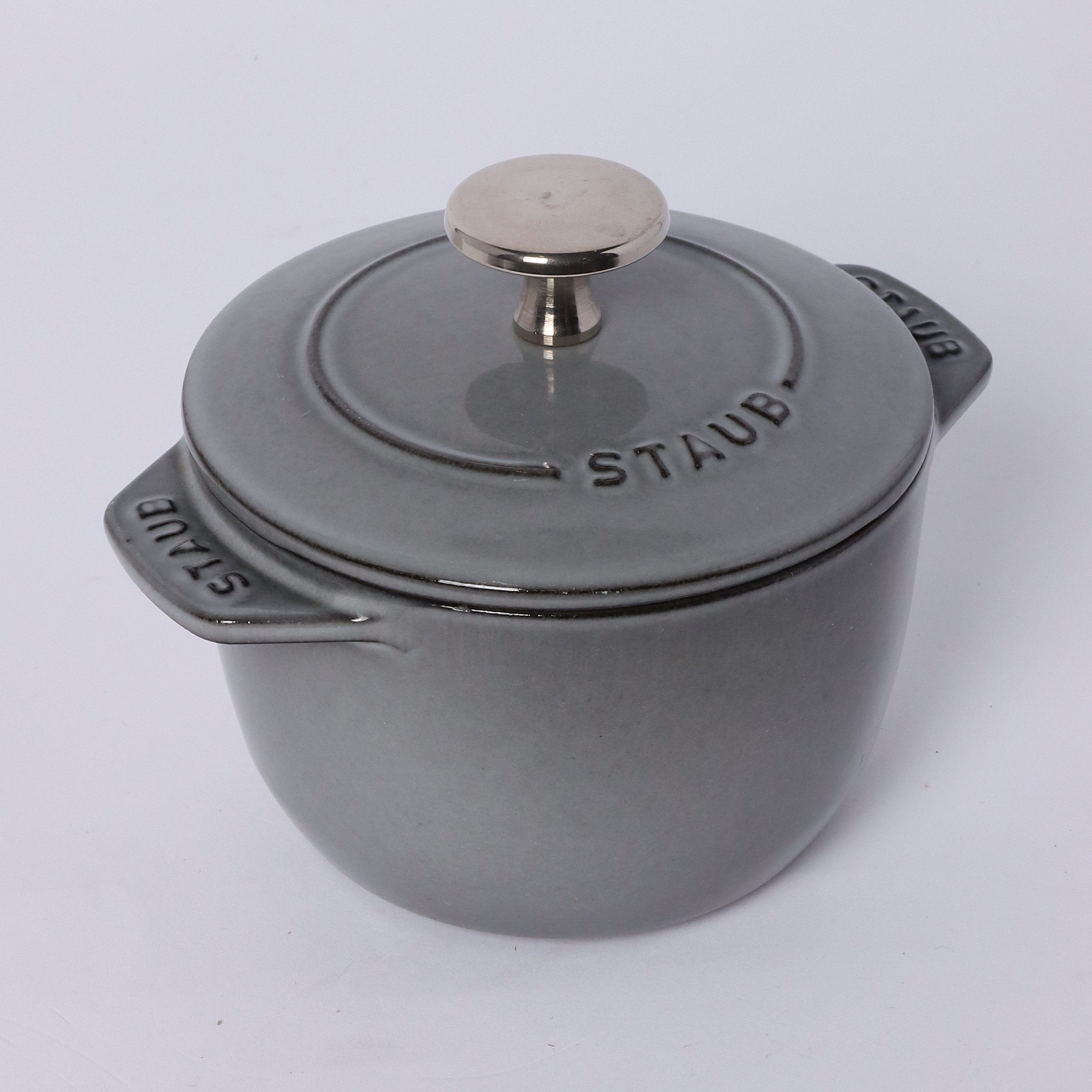 未使用品　staubラココットdeGOHAN Lily グランブルー ストウブ 鋳物ホーロー鍋 ラ・ココット de GOHAN リリー