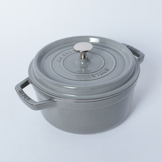 ピコ・ココット ラウンド 22cm グレー