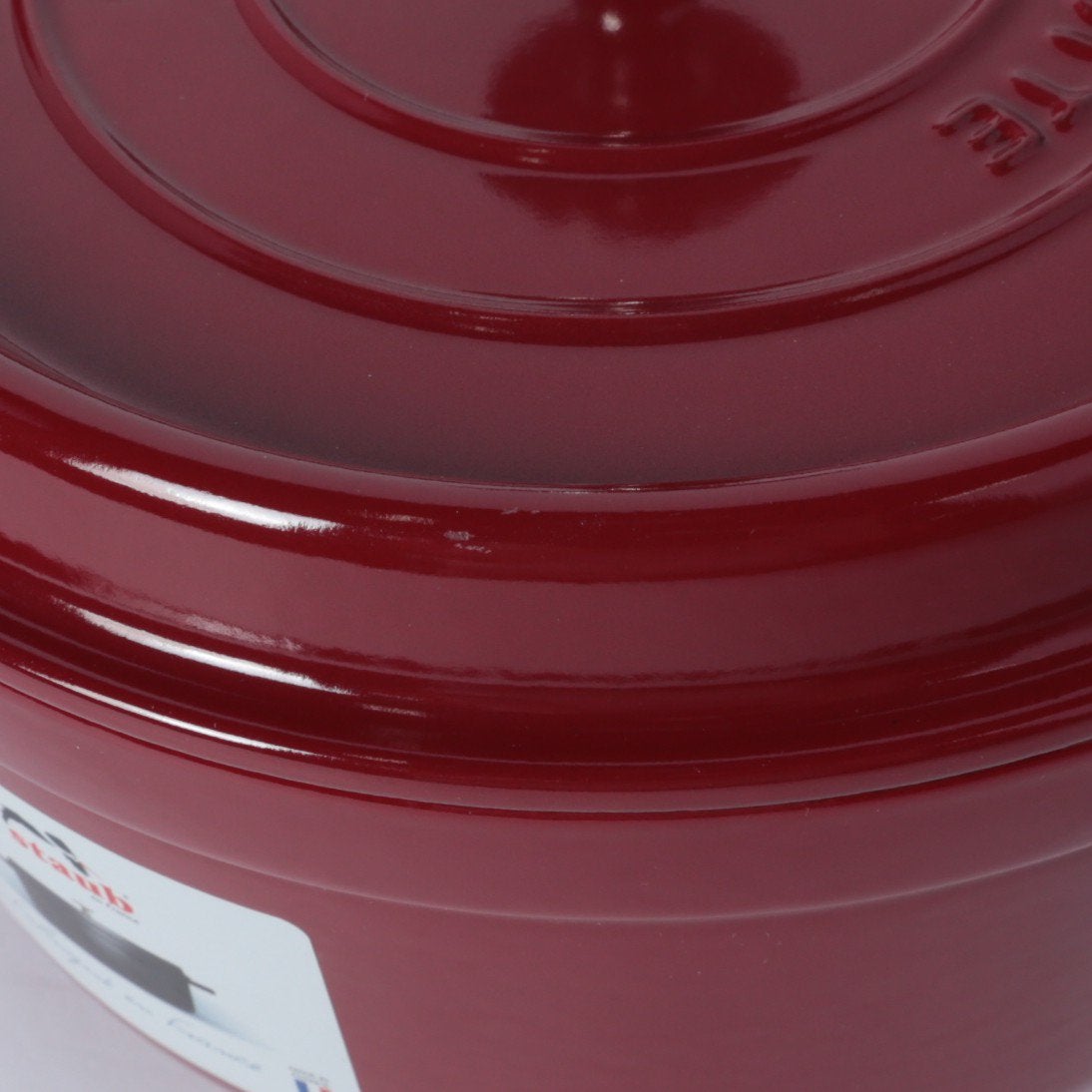 ピコ・ココット ラウンド 22cm ボルドー