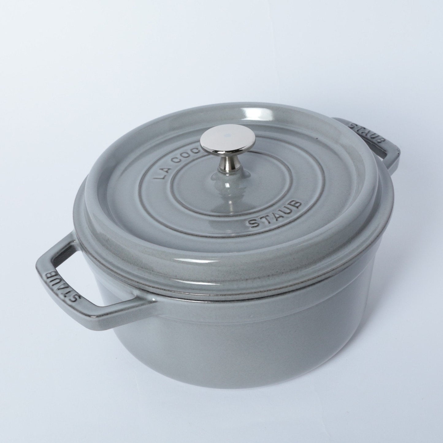 ピコ・ココット ラウンド 22cm グレー